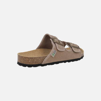 Sandalias UNISEX Tropic en algodón orgánico con piso BIO