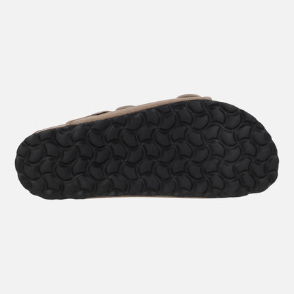 Sandalias UNISEX Tropic en algodón orgánico con piso BIO