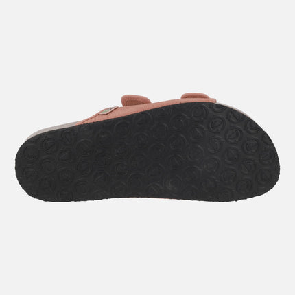 Sandalias para mujer Tropic en algodón orgánico con piso BIO