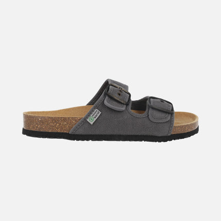 Sandalias para mujer Tropic en algodón orgánico con piso BIO