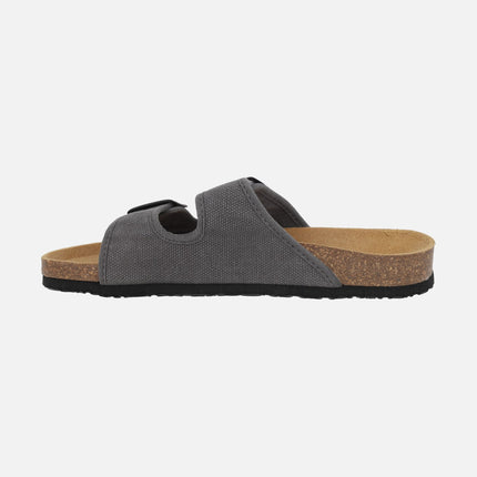 Sandalias para mujer Tropic en algodón orgánico con piso BIO