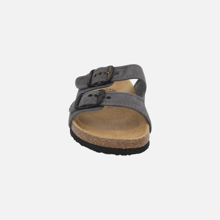 Sandalias para mujer Tropic en algodón orgánico con piso BIO