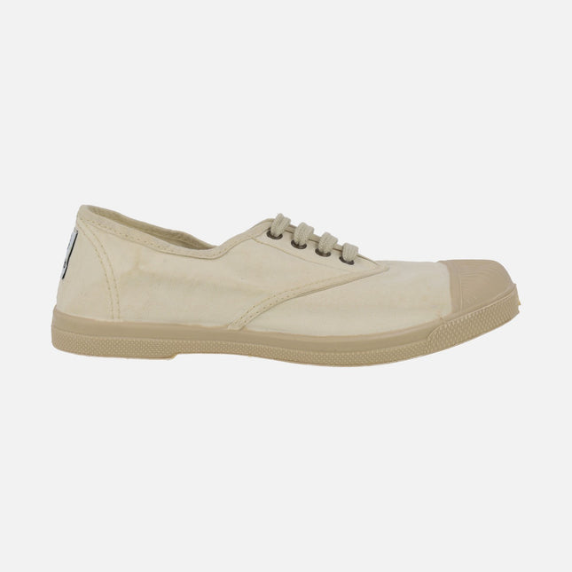 Zapatillas deportivas en algodón orgánico color crudo modelo CERRO