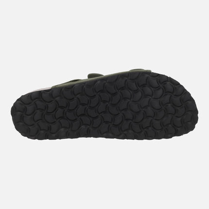 Sandalias para hombre Tropic en algodón orgánico con piso BIO