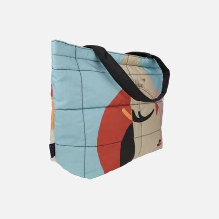 Bolsas de viaje en tejido con estampado de colores