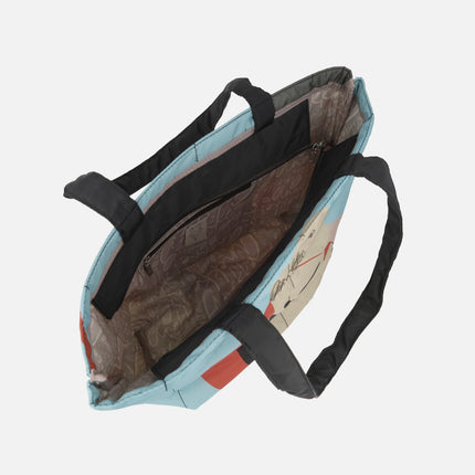 Bolsas de viaje en tejido con estampado de colores
