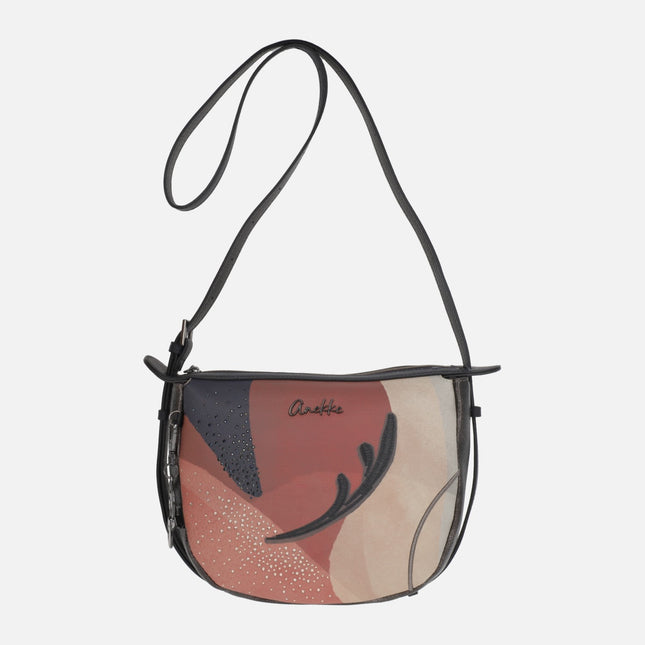 Eikon shoulder bags with oval shape
