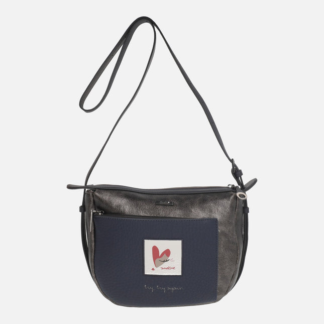 Eikon shoulder bags with oval shape