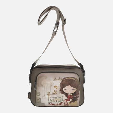 Bolsos bandolera con doble compartimento y bolsillo delantero Muse