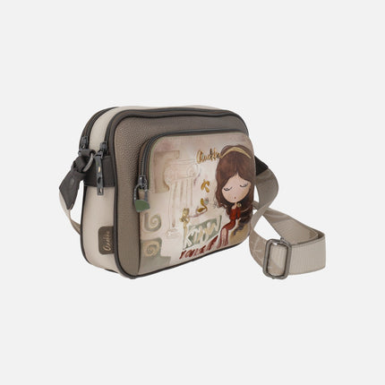 Bolsos bandolera con doble compartimento y bolsillo delantero Muse