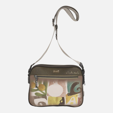 Bolsos bandolera con doble compartimento y bolsillo delantero Muse