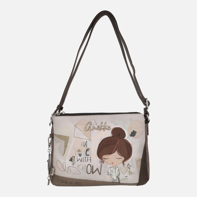 Bolsos bandolera con tres compartimentos Sophia