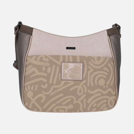 Bolsos bandolera con estampado de colores Olympia