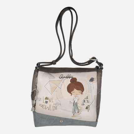 Bolsos bandolera Sophia con triple compartimento