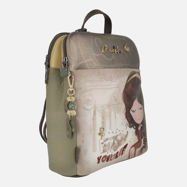 Muse backpacks with double compartment