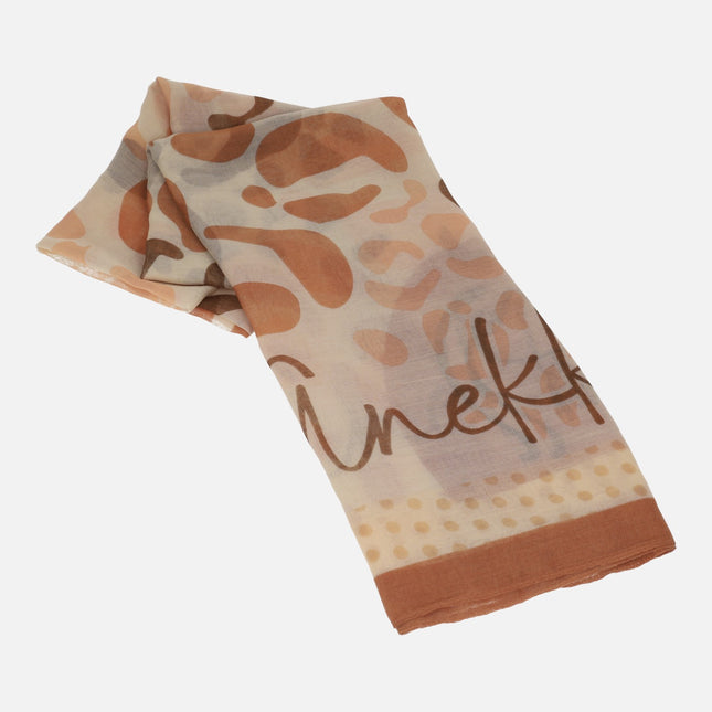 Foulares estampados Anekke Muse & Sofia en combinado coral
