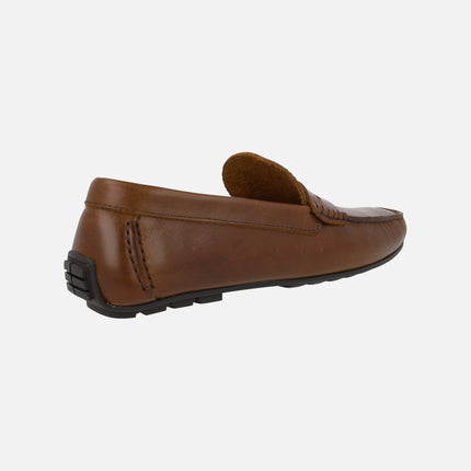 Mocasines con antifaz para hombre Pasos marrón