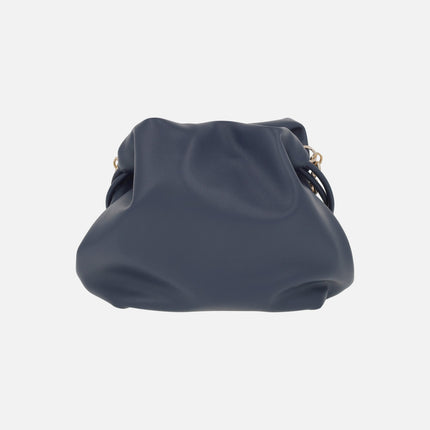 Mini sack style bags with chain and shoulder strap
