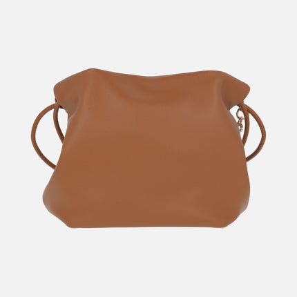 Mini sack style bags with chain and shoulder strap