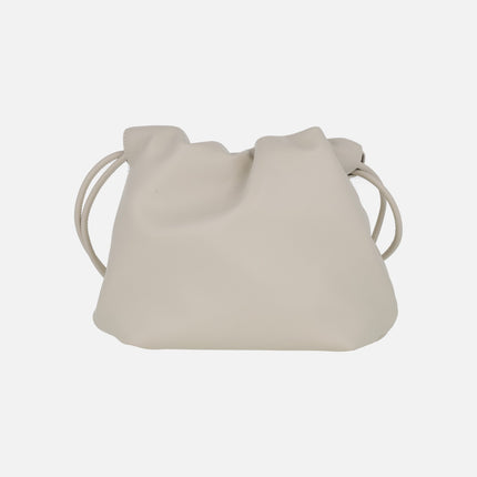 Mini sack style bags with chain and shoulder strap