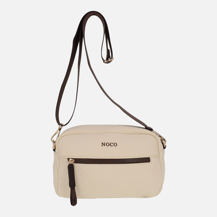 Noco beige neoprene effect crossbody bags