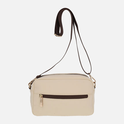 Noco beige neoprene effect crossbody bags