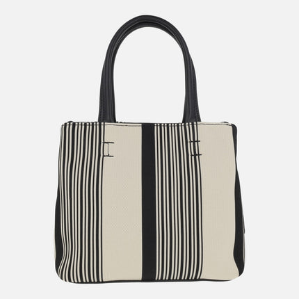 Noco bags in two-tone striped fabric