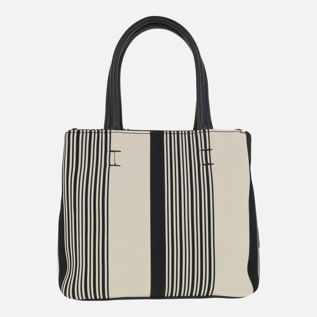 Bolsos Noco en tejido a rayas bicolor