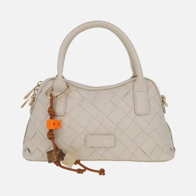 Bolsos bandolera Alba efecto trenzado con colgante