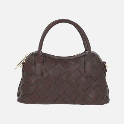Bolsos bandolera Alba efecto trenzado con colgante