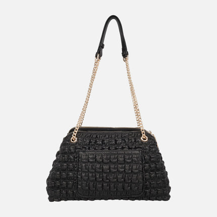 Luma Shoulder Bags with Quilted Finish