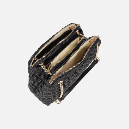 Luma Shoulder Bags with Quilted Finish