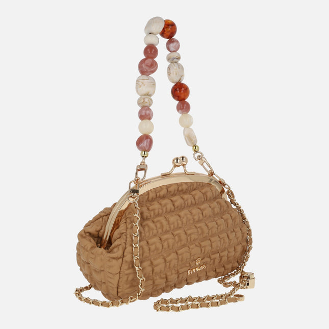 Bolsos de fiesta acolchados con cadena de pedrería Luma