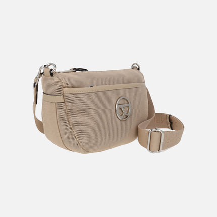 Bolsos bandolera en tejido efecto rejilla