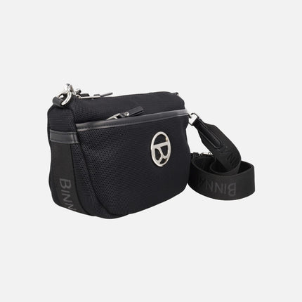 Bolsos bandolera en tejido efecto rejilla