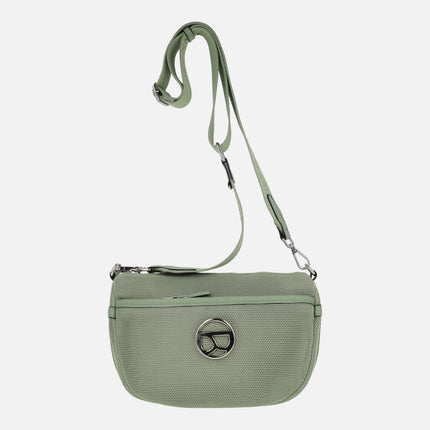 Bolsos bandolera en tejido efecto rejilla