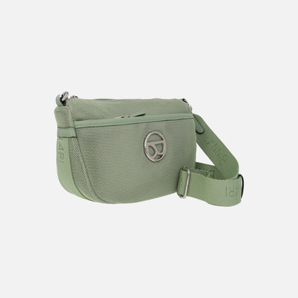 Bolsos bandolera en tejido efecto rejilla