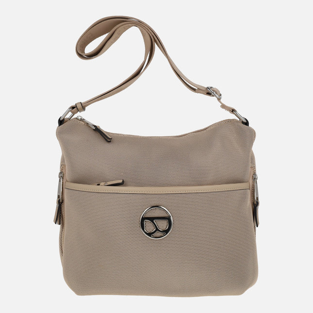 Nube crossbody bags in mesh fabric