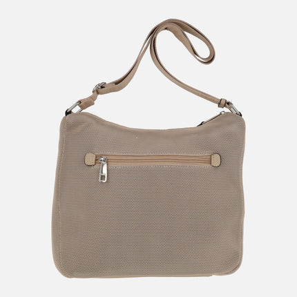 Nube crossbody bags in mesh fabric
