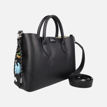 Quila bags with double handle and rhinestone decoration