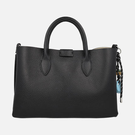 Quila bags with double handle and rhinestone decoration