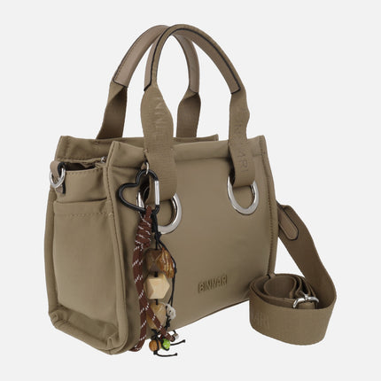Xara crossbody bags with decorative pendant