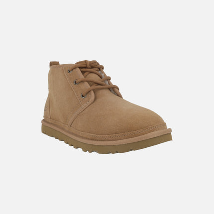 Botas de cordones para hombre en ante chesnut NEUMEL