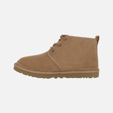 Botas de cordones para hombre en ante chesnut NEUMEL