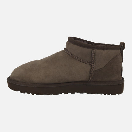 Ugg Classic Ultra Mini Suede Ankle Boots