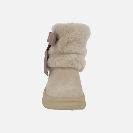APRES CITY BOOTS Moonlight Beige Suede Boots