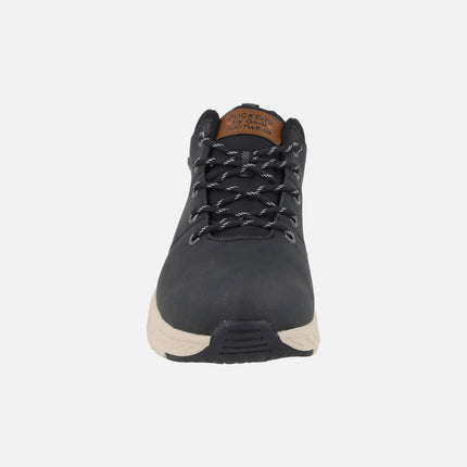 Lace-up boots for men with TEX waterproof membrane