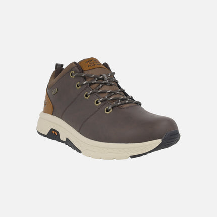 Lace-up boots for men with TEX waterproof membrane