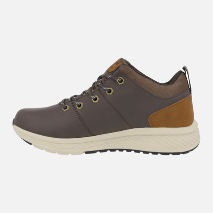 Lace-up boots for men with TEX waterproof membrane