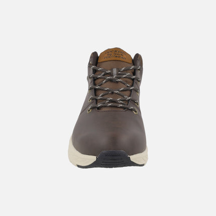 Lace-up boots for men with TEX waterproof membrane